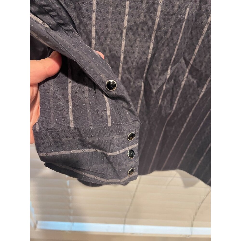 Panhandle Slim Western Pearl Snap Button Up Shirt - Size L - Picture 5 of 5